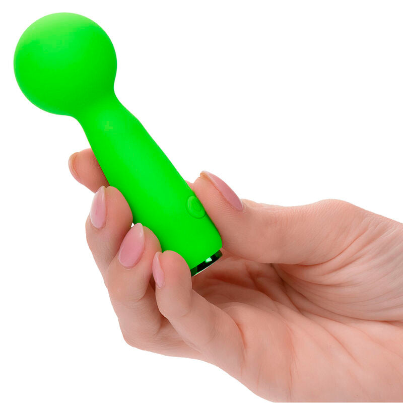 CALEXOTICS - NEON VIBES THE BUBBLY VIBE MINI MASAJEADOR 10 VIBRACIONES VERDE