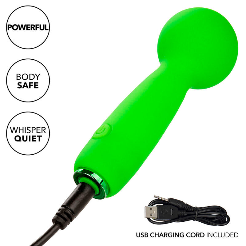 CALEXOTICS - NEON VIBES O MINI MASSAGEADOR BUBBLY VIBE 10 VIBRAÇÕES VERDE