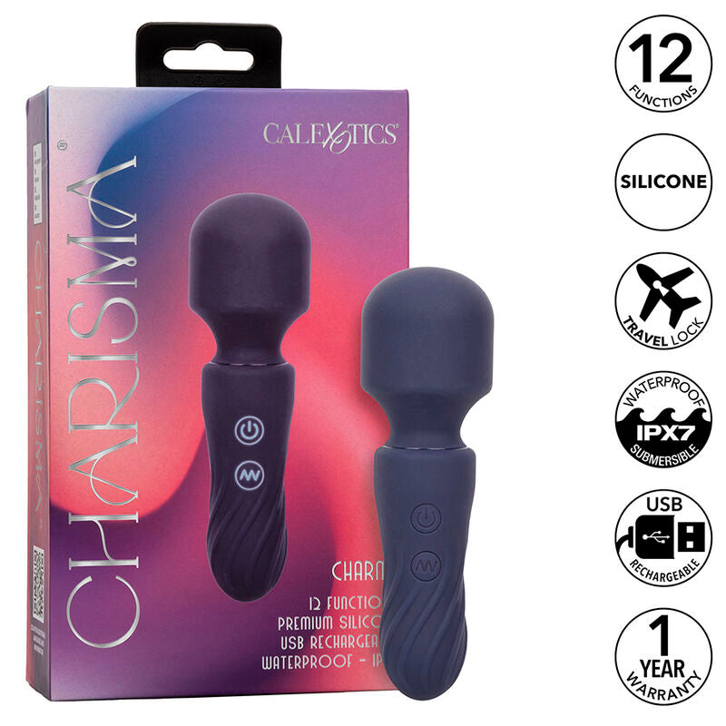 CALEXOTICS - CHARISMA CHARM MASSAGEADOR DE 12 FUNÇÕES ROXO