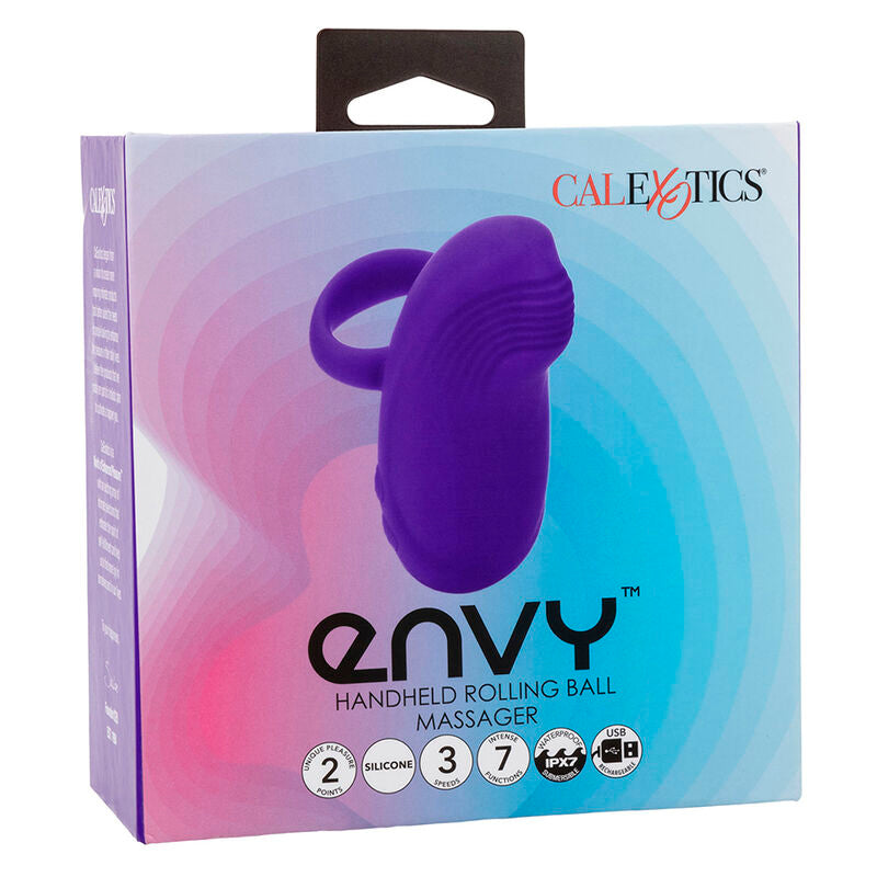 CALEXOTICS - ENVY MASAJEADOR DE BOLA RODANTE 7 VIBRACIONES MORADO