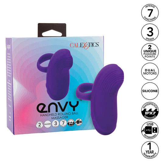 CALEXOTICS - ENVY 7 VIBRATION ROLLING BALL MASSAGER PURPLE