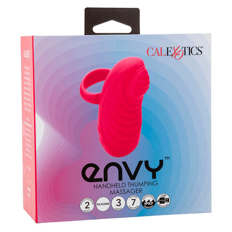 CALEXOTICS - ENVY MASAJEADOR DE BOLA RODANTE 7 VIBRACIONES ROSA