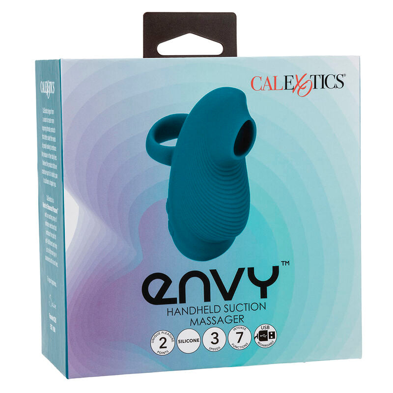 CALEXOTICS - ENVY 7 VIBRATION ROLLING BALL MASSAGER BLUE