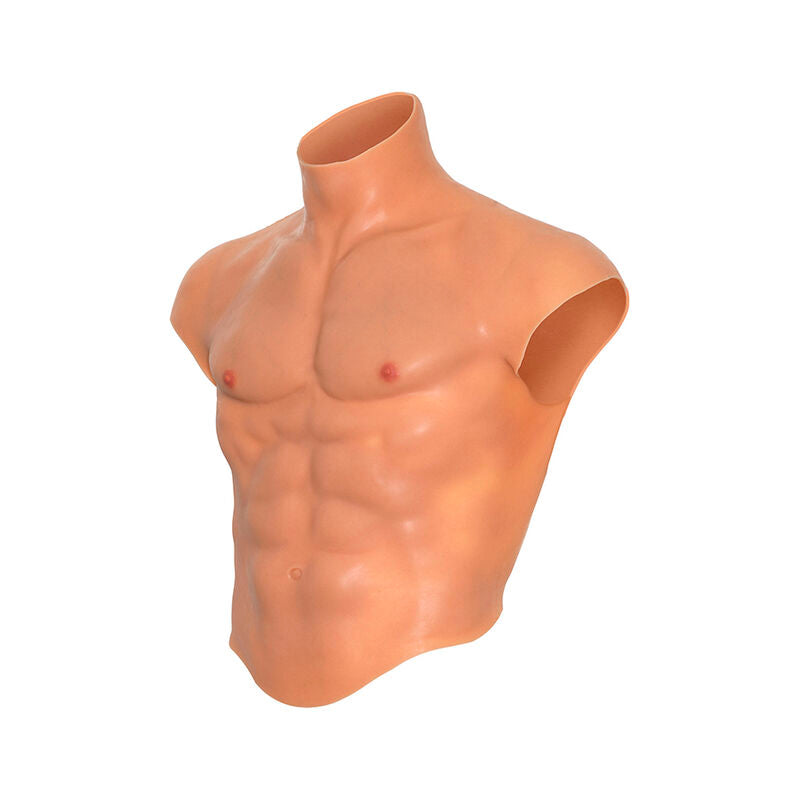 HIDDEN DESIRE - ALTER EGO SILICONE TORSO MASCULINO T-SHIRT COM ABS NATURAL