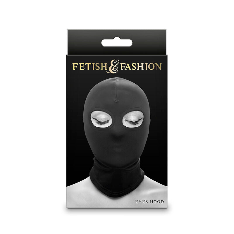 NS NOVELTIES - FETISH &amp; FASHION BLACK NYLON EYE OPENING BALACLAVA