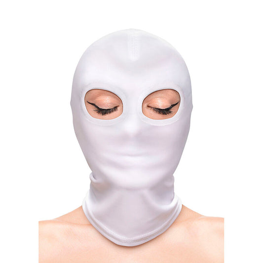 NS NOVELTIES - FETISH &amp; FASHION WHITE NYLON EYE OPENING BALACLAVA