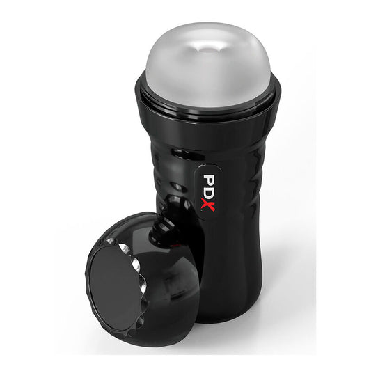 PDX EXTREME - MASTURBADOR AUTOLUBRIFICANTE SLIDE &amp; GLIDE TRANSPARENTE