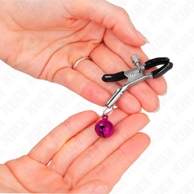 KINK - GRAMPOS DE MAMILOS PURPLE BELL 6 CM