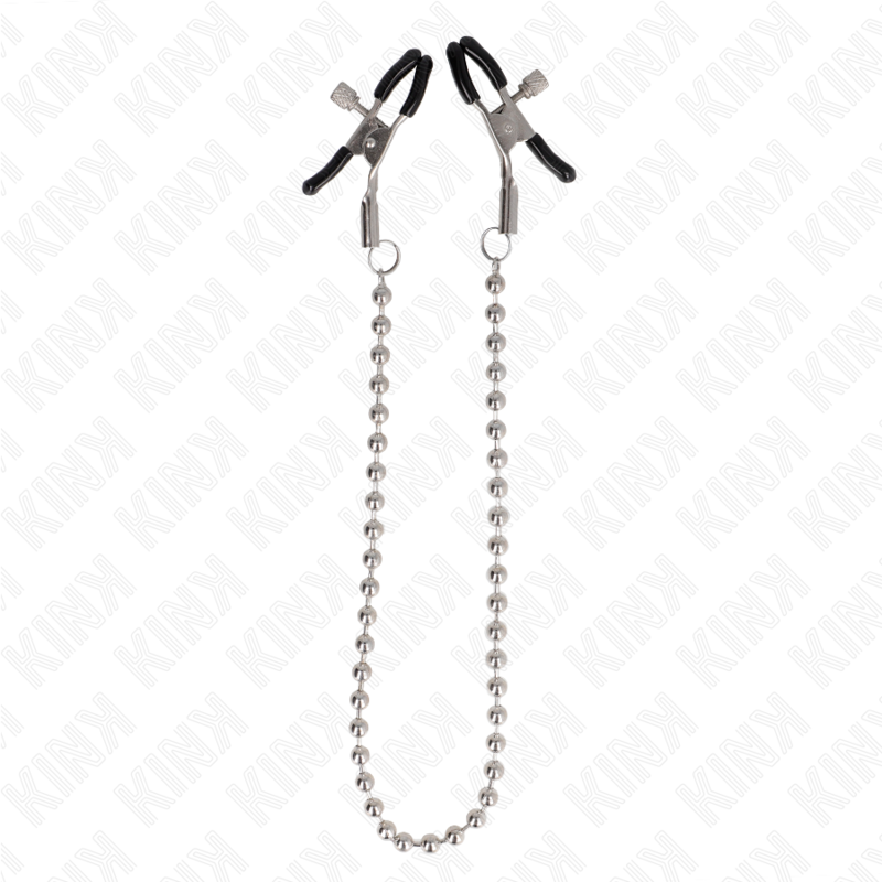 KINK - NIPPLE CLAMPS WITH BALL CHAIN ​​30 CM