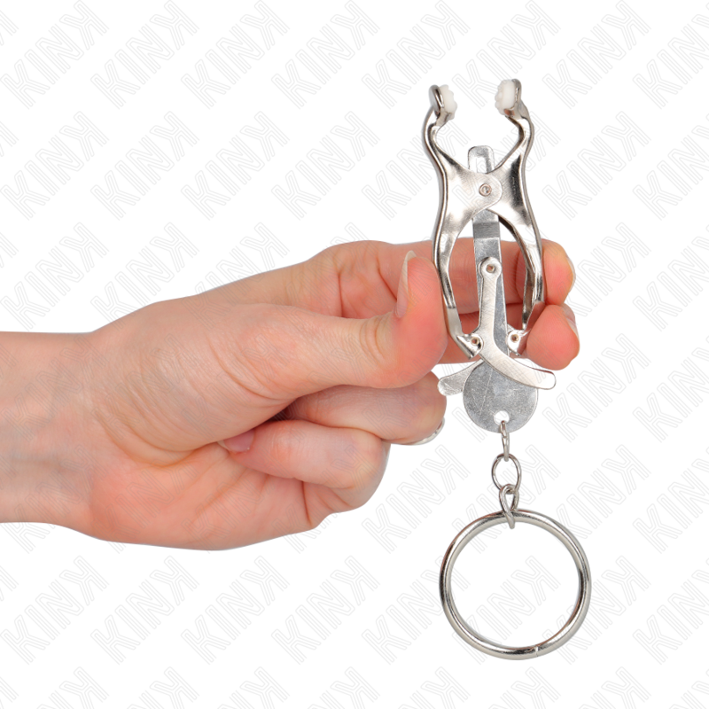 KINK - JAPANESE STYLE NIPPLE CLAMPS WITH SILVER RINGS