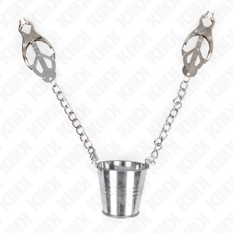 KINK - SILVER CUBE NIPPLE CLAMPS