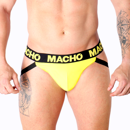 MASCULINO - MX25A AMARELO LYCRA JOCK S