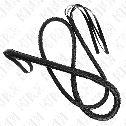 KINK - BLACK LONG SNAKE WHIP 210 CM