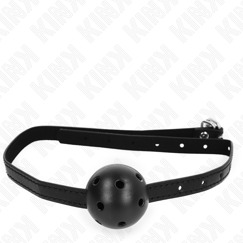 KINK - SIMPLICITY PRETO RESPIRÁVEL 4,5 CM BALL GAG 62 x 1,5 CM