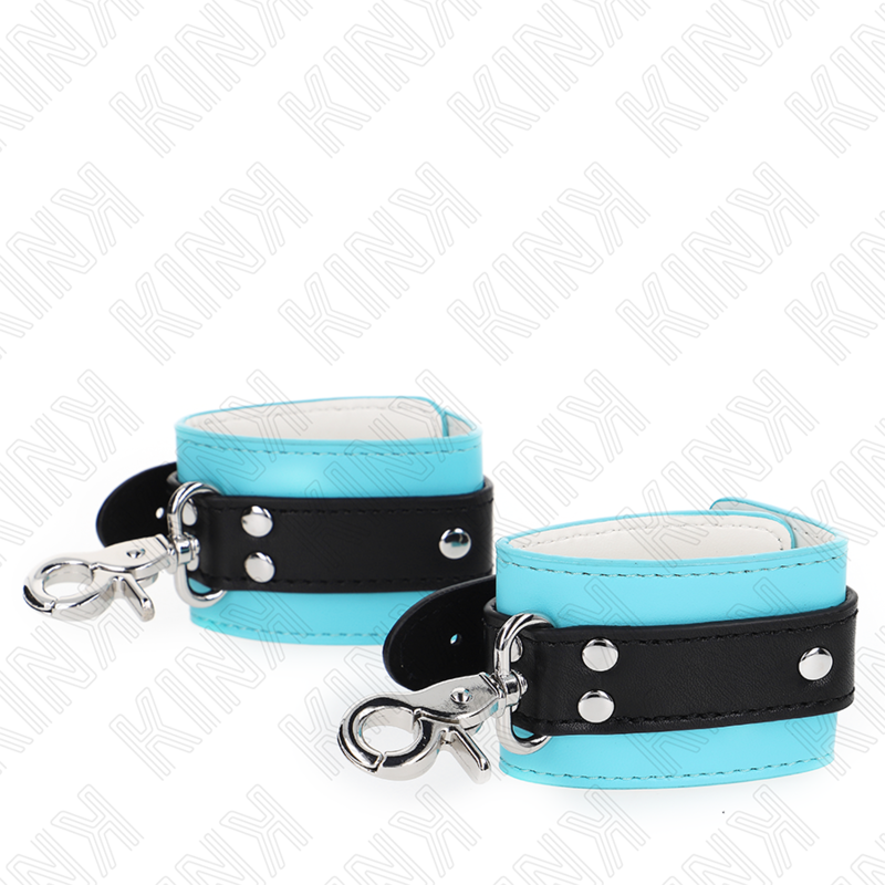 KINK - PULSEIRAS AJUSTÁVEIS PREMIUM PRETO/AZUL 21-28 CM X 5,5 CM