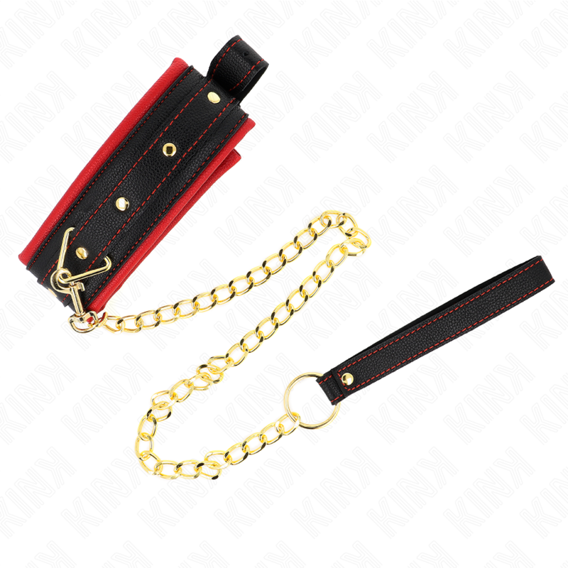 KINK - ADJUSTABLE PLAIN FABRIC STRAP COLLAR 33-48 CM X 5.7 CM