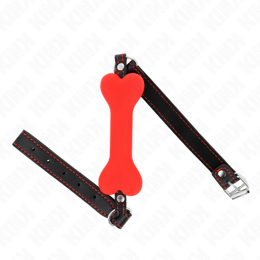 KINK - 12 CM RED BONE GAG 63 x 2 CM