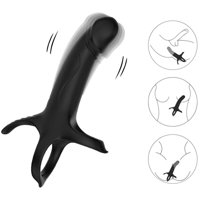 ARMONY - DILDO COM ANEL E VIBRADOR