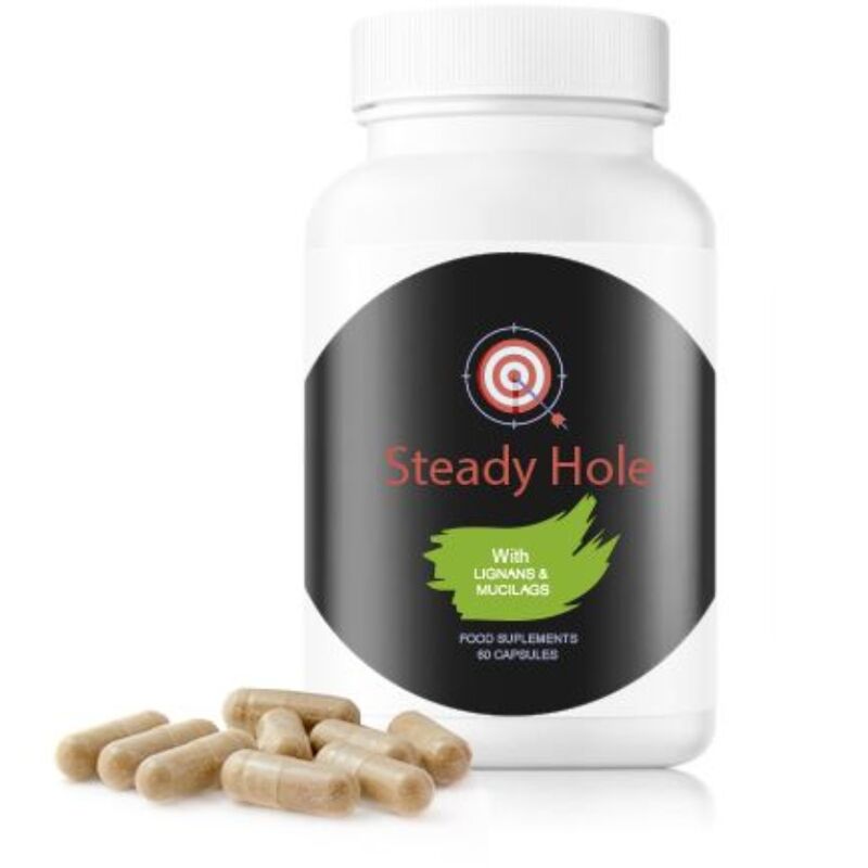 500 COSMÉTICOS - COMPRIMIDOS U-STEADY HOLE PARA A SAÚDE DO TRÂNSITO INTESTINAL - 60 CÁPSULAS