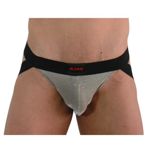 BURN - 001 SHINY JOCK BEGE / PRETO S