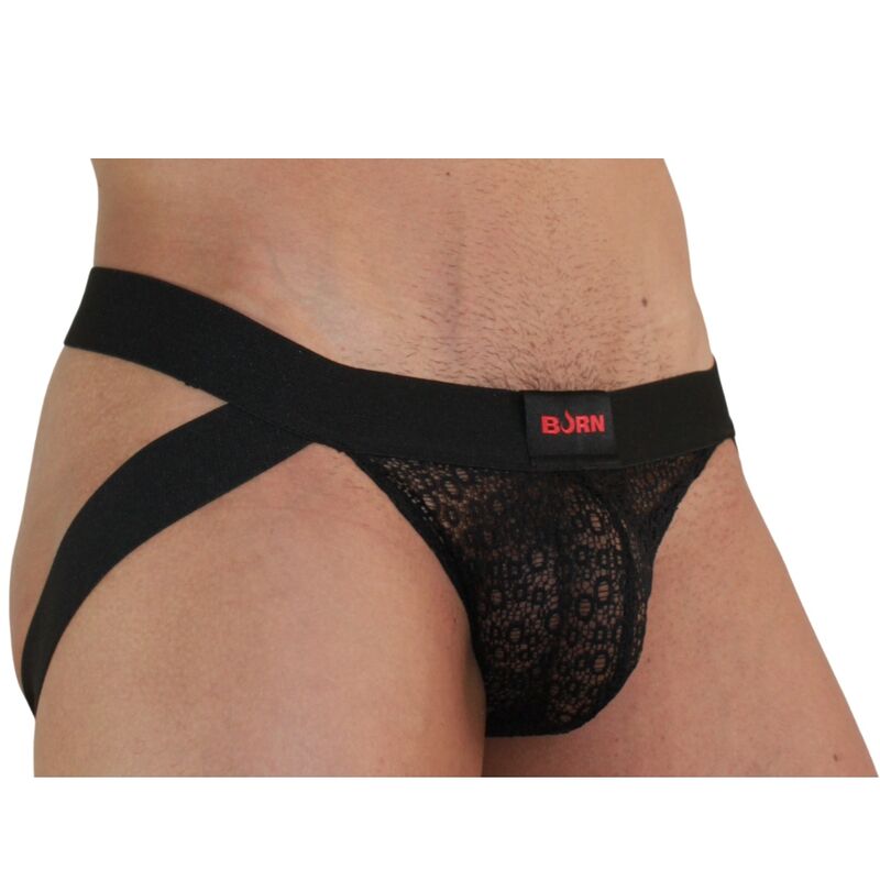 QUEIMAR - 005 BLACK LINGERIE JOCK S