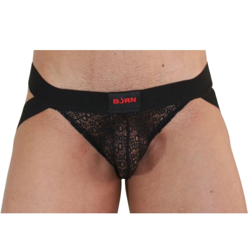 QUEIMAR - 005 BLACK LINGERIE JOCK S