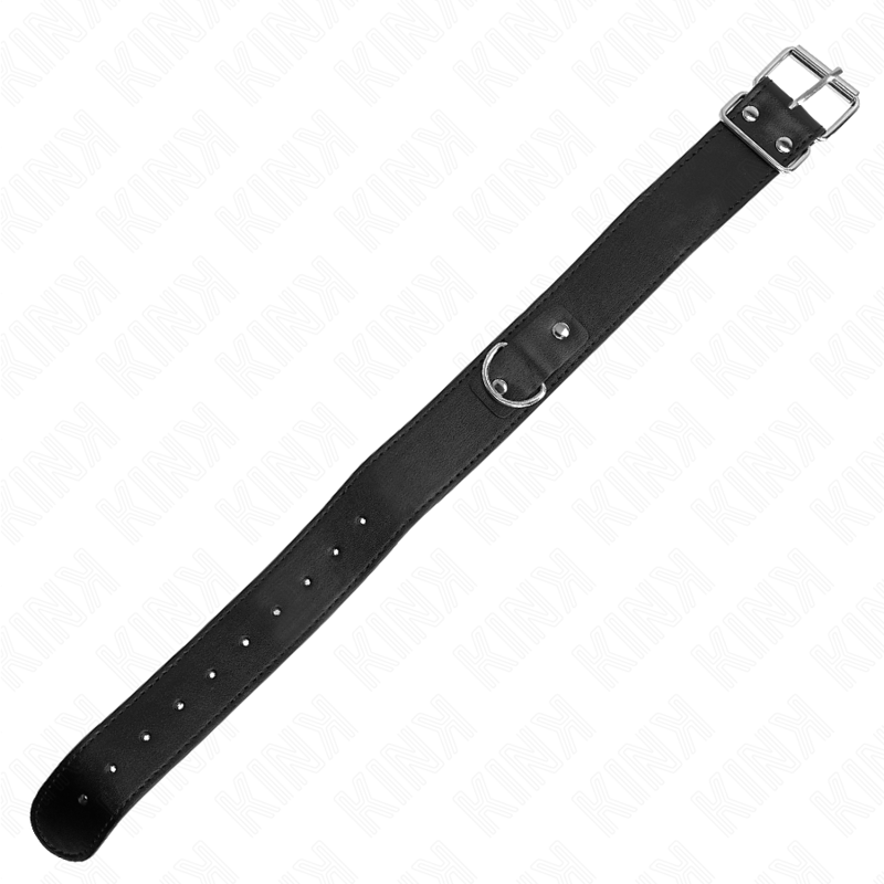 KINK - 116 CM THIN BLACK ADJUSTABLE LEASH COLLAR 32-50 CM X 8 CM