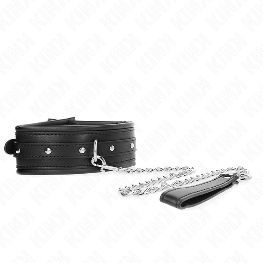 KINK - 65 CM BELT COLLAR WITH SHINY BUCKLE 48.5 CM X 5.3 CM