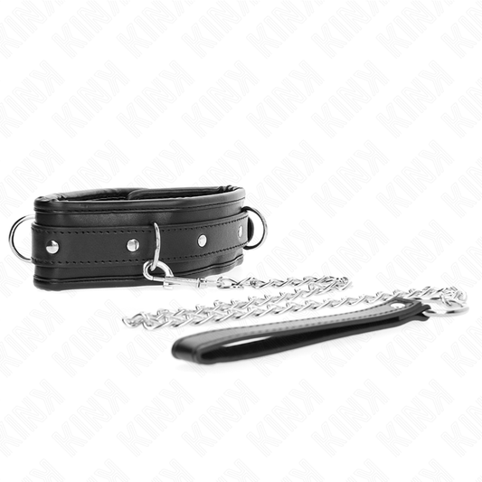 KINK - 65 CM HEAVY DUTY COLLAR WITH LEASH MODEL 1 ADJUSTABLE 36.5-50 CM