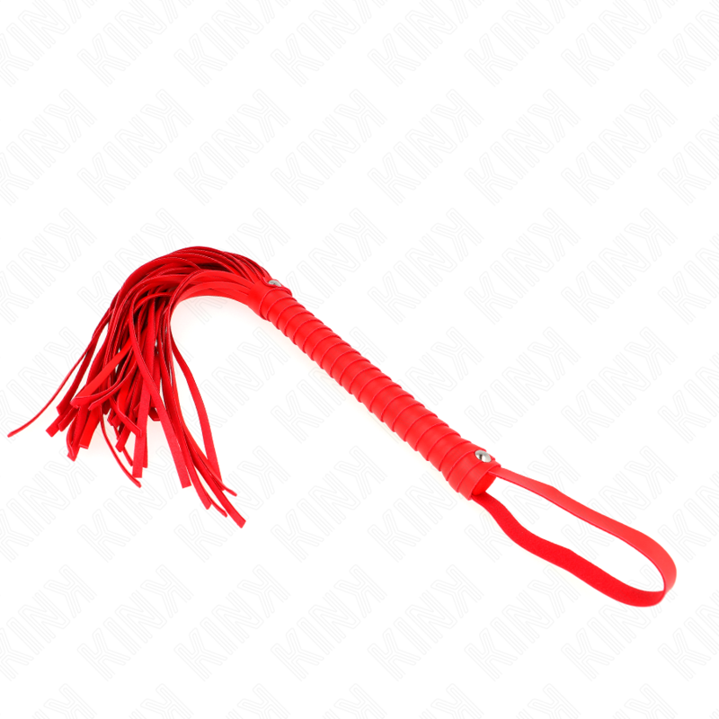 KINK - WHIP WITH RED TEXTURED HANDLE 48.5 CM