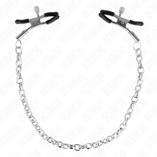 KINK - NIPPLE CLAMPS WITH THICK CHAIN ​​30 CM