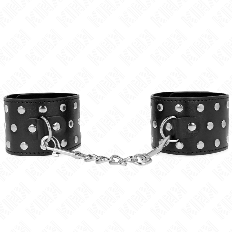 KINK - PULSEIRAS AJUSTÁVEIS ESTILO PUNK 19-24 CM X 5,5 CM