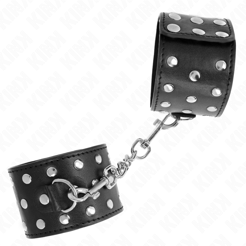 KINK - PULSEIRAS AJUSTÁVEIS ESTILO PUNK 19-24 CM X 5,5 CM