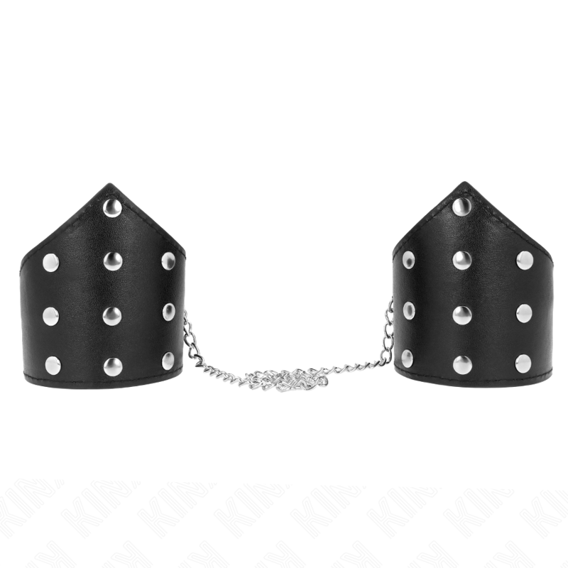 KINK - PULSEIRAS ESTILO PONTAS PRETAS COM CORRENTE AJUSTÁVEL 17-23 CM X 8,5 CM