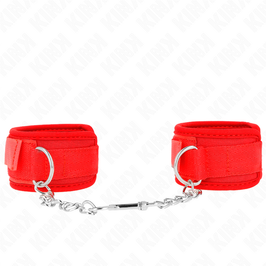 KINK - PULSEIRAS NEOPRENE VERMELHAS 42 X 5 CM