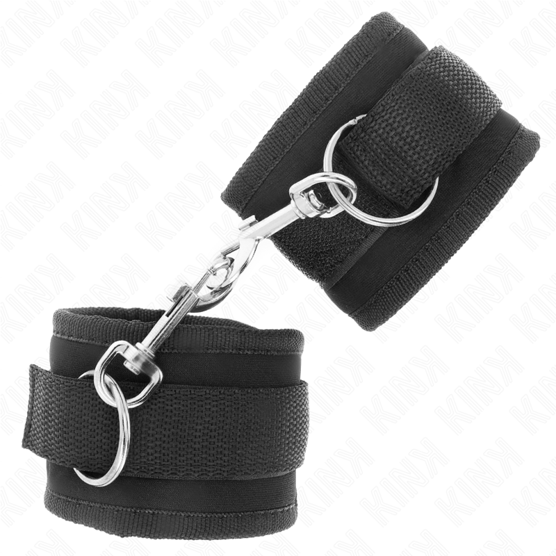 KINK - PULSEIRAS DE NYLON PRETO MODELO 2 AJUSTÁVEL 18-35 CM X 6 CM