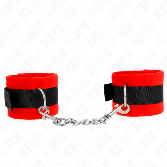 KINK - PULSEIRAS PARA INICIANTES PRETO-VERMELHO 30 X 7 CM