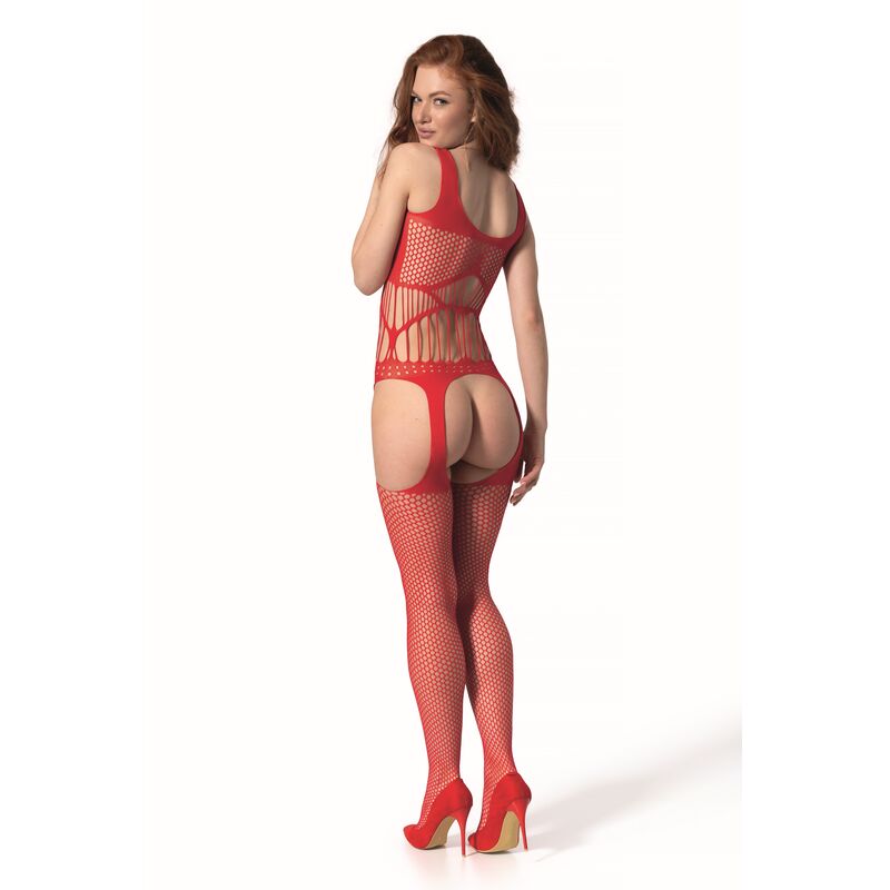 PASSION - BS 106 RED BODYSTOCKING ONE SIZE