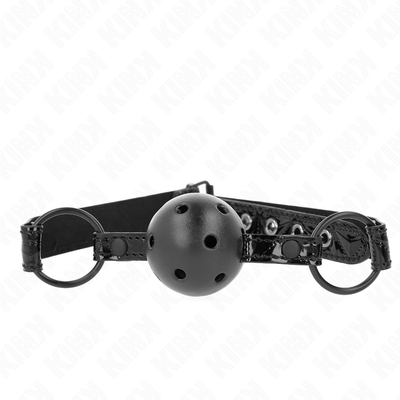 KINK - 4.5 CM DIAMOND PATTERN BALL GAG MODEL 3 64.5 CM ADJUSTABLE 42-60 CM