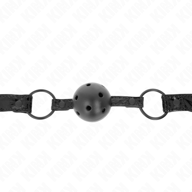 KINK - 4.5 CM DIAMOND PATTERN BALL GAG MODEL 3 64.5 CM ADJUSTABLE 42-60 CM