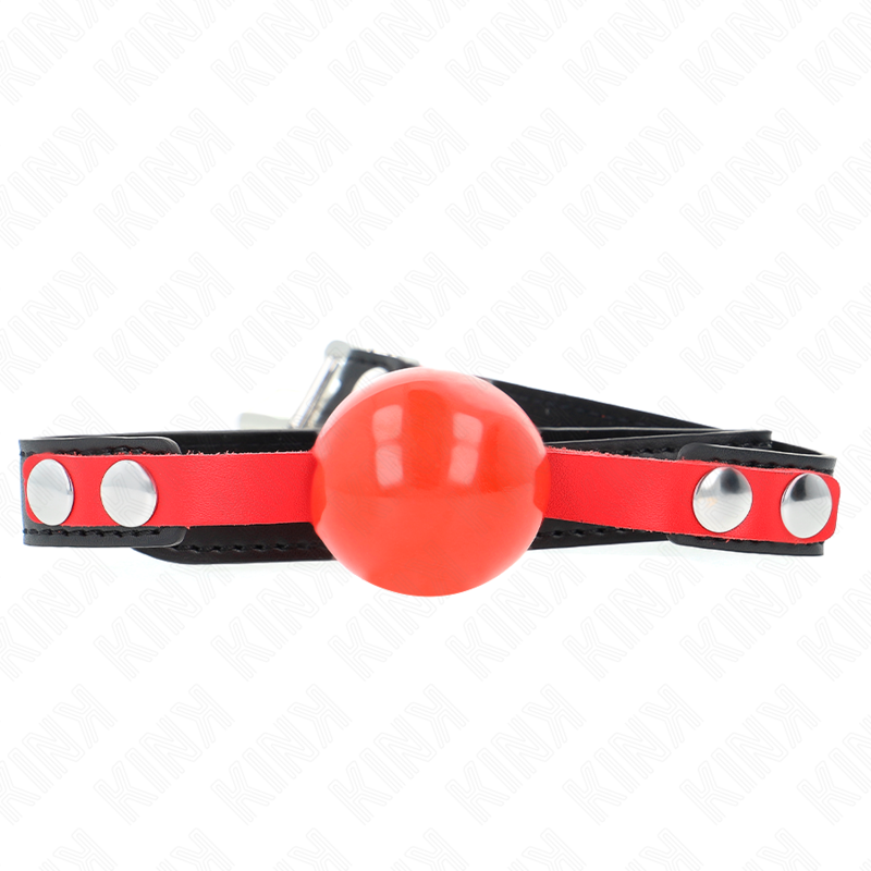 KINK - BALL GAG 4 CM SOFT TPE MODEL 4 60 x 2 CM ADJUSTABLE 37-52 CM