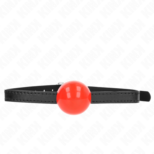 KINK - 4 CM SOLID SIMPLE RED BALL GAG 65 x 1.5 CM