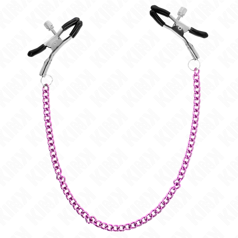 KINK - PURPLE CHAIN ​​NIPPLE CLAMPS 30 CM