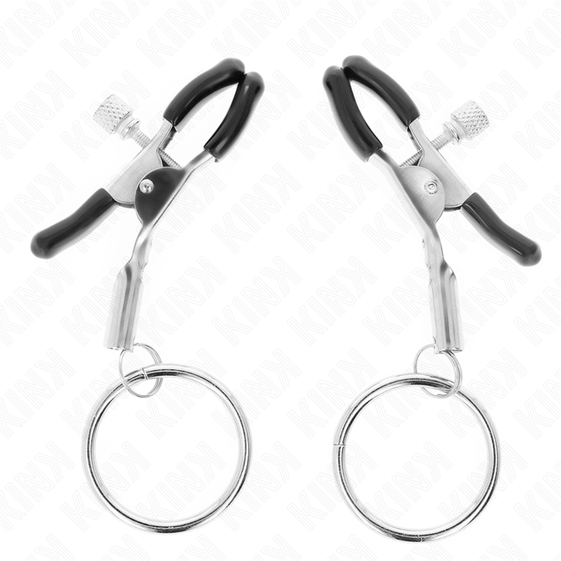 KINK - NIPPLE CLAMPS WITH 6 CM RING