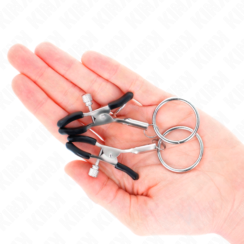 KINK - NIPPLE CLAMPS WITH 6 CM RING