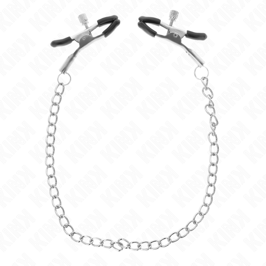 KINK - NIPPLE CLAMPS WITH THIN CHAIN ​​30 CM