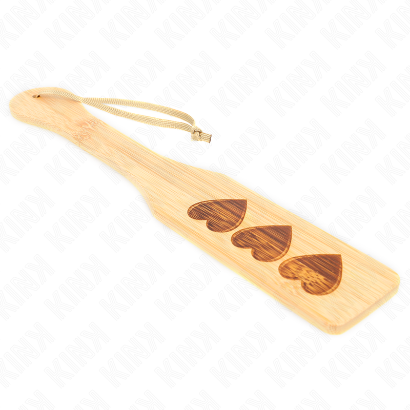 KINK - HEART DESIGN BAMBOO SHOVEL 32 X 5.5 CM