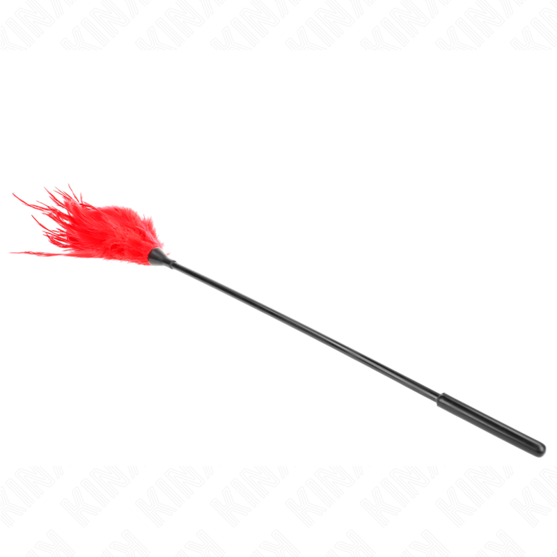 KINK - MULTIPLE TICKLE FEATHERS RED 45 CM