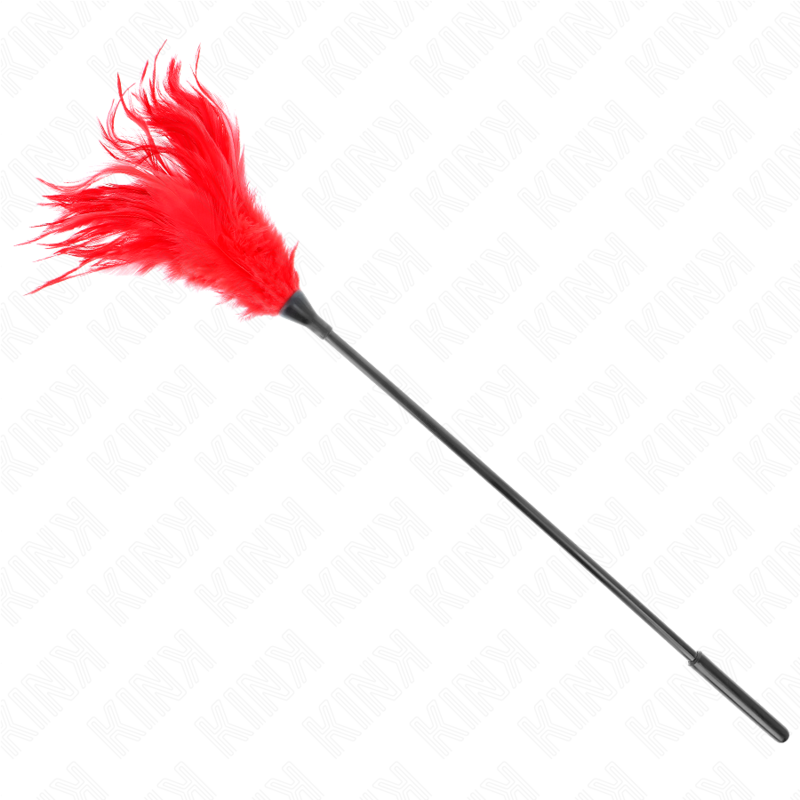 KINK - MULTIPLE TICKLE FEATHERS RED 45 CM