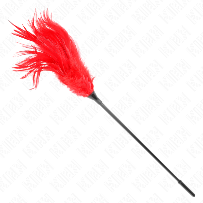 KINK - MULTIPLE TICKLE FEATHERS RED 45 CM